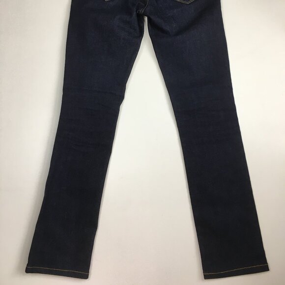 RALEIGH Hand Crafted North Carolina US Dark Wash Straight Leg 5 Pocket Jeans - Picture 12 of 16